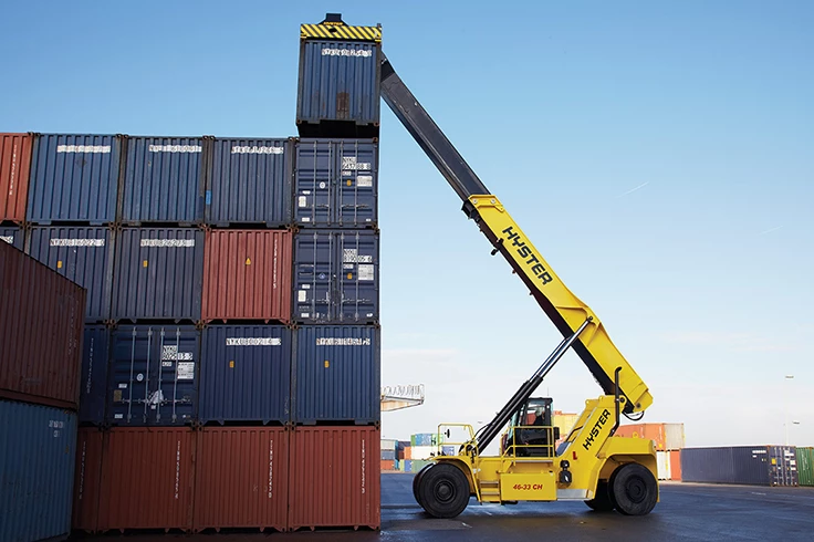 Carrello elevatore Hyster per container - B2carr