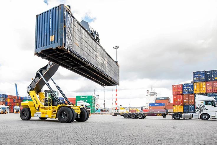 Carrello Hyster per container - B2carr