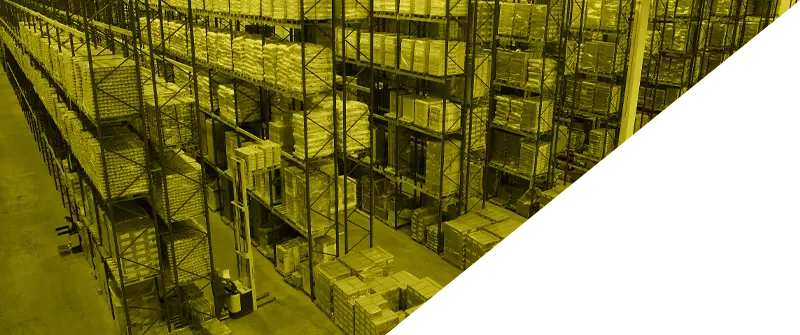 Scaffalature industriali con merci - B2carr